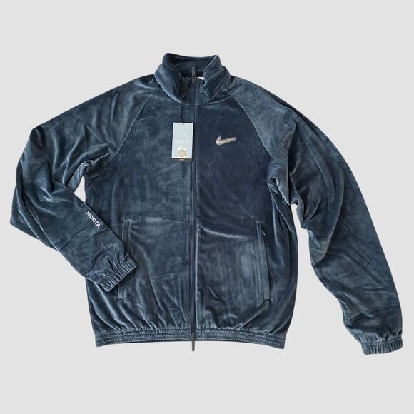 Nike x NOCTA Swarovski Velour Zip Jacket Armory Navy DV3734-454 Women's Medium M - Picture 3 of 16